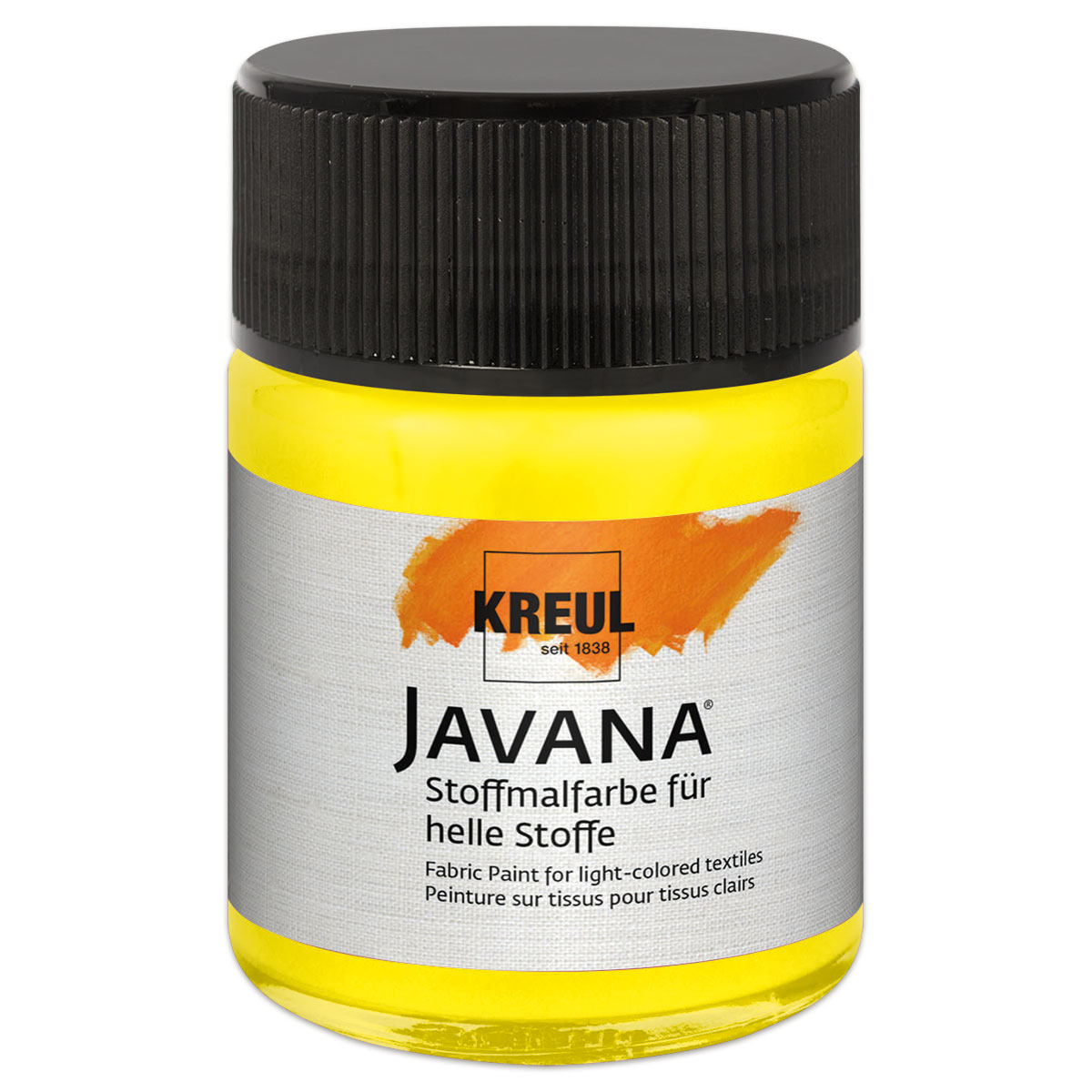 KREUL Javana Stoffmalfarbe helle Stoffe 50ml citron