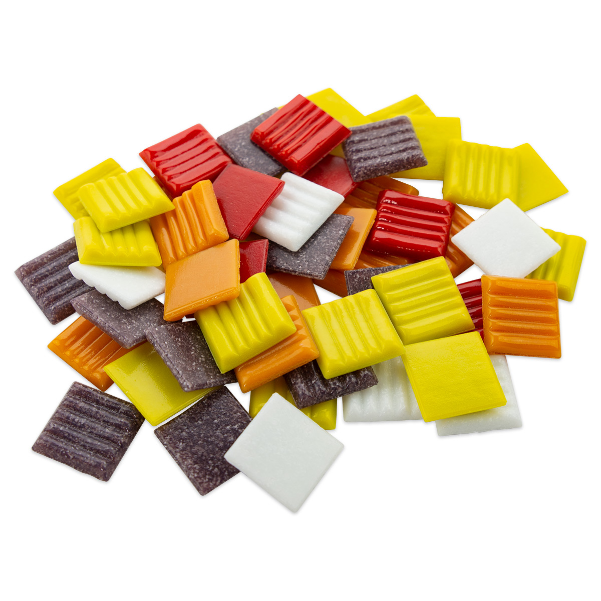 Glasmosaik Joy 20x20x4mm 1kg fire on ice mix Glasmosaik Joy 20x20x4mm 1kg fire on ice mix