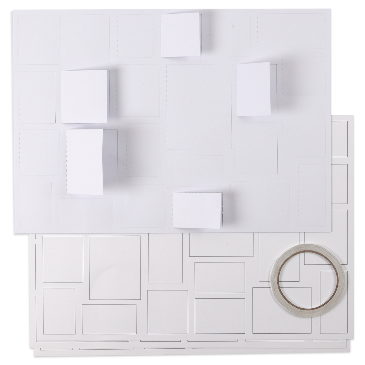 Adventskalender Karton 30x42cm 5 St. blanko