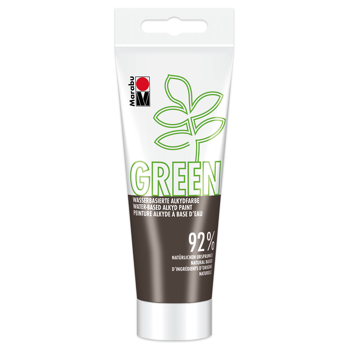 Green Wasserbasierte Alkydfarbe 100ml kakao