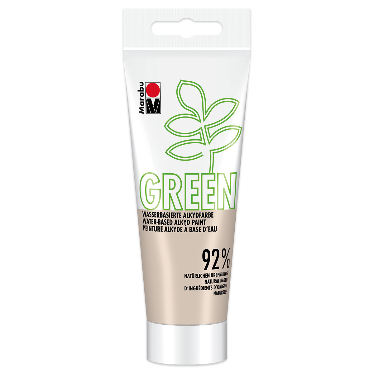 Green Wasserbasierte Alkydfarbe 100ml cremebeige