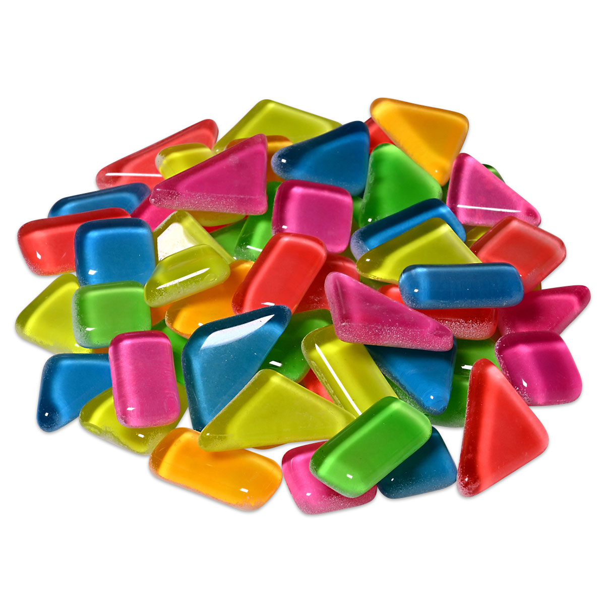56609989_1 Mosaik Soft-Glas polygonal 5-20mm 200g nachtleuchtend mix