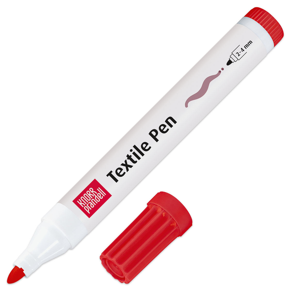 Textile Pen dick rot