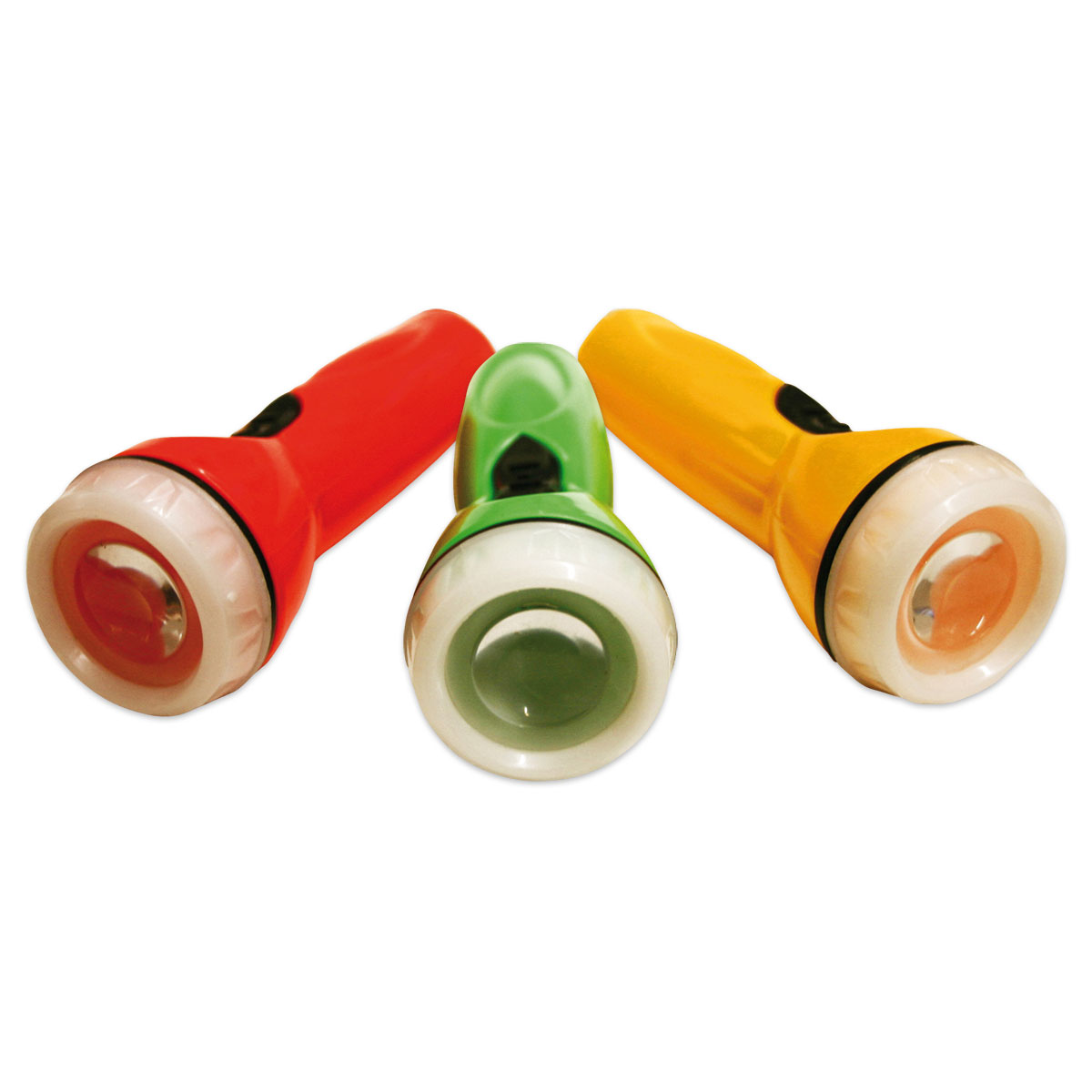 Schlüsselanhänger Mini Taschenlampe 7,5x3cm Farbe variiert