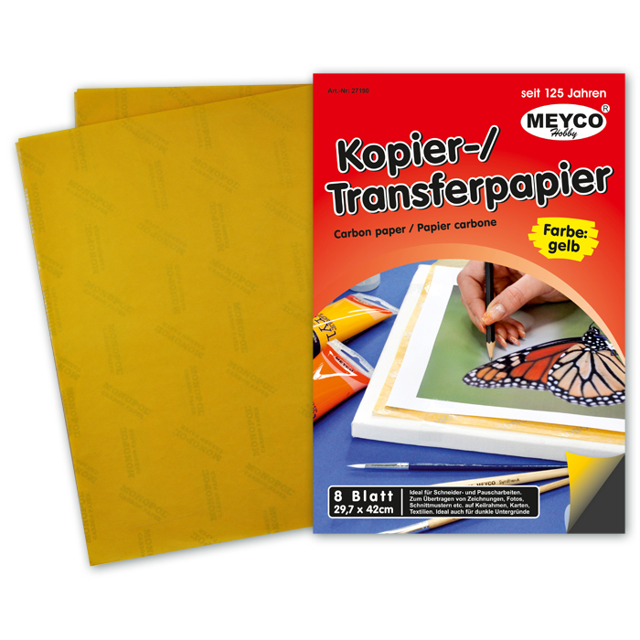 50227190VjiFWYF0PQPNL Kopier-/Transferpapier DIN A3 8 Bl. gelb