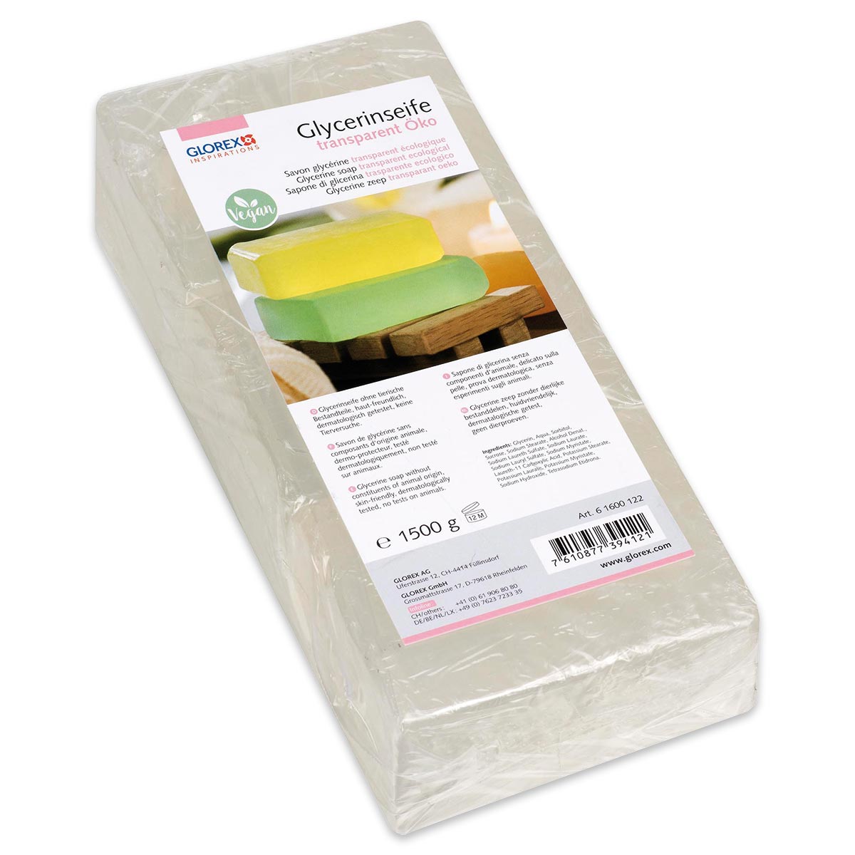 Glycerinseife Öko 1500g transparent