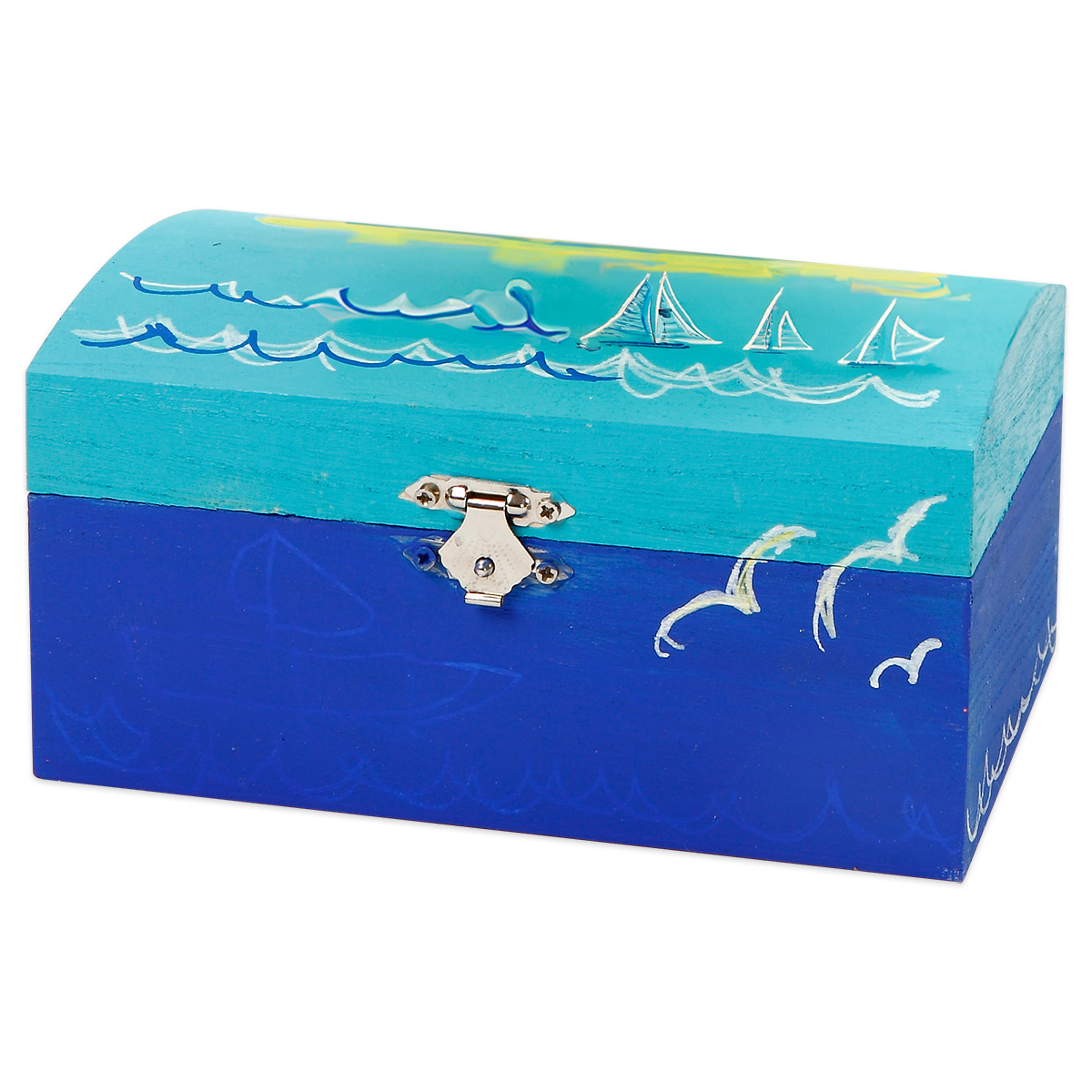 Runddeckeltruhe Schnappverschluss 11,5x5,8cm Runddeckeltruhe Schnappverschluss 11,5x5,8cm