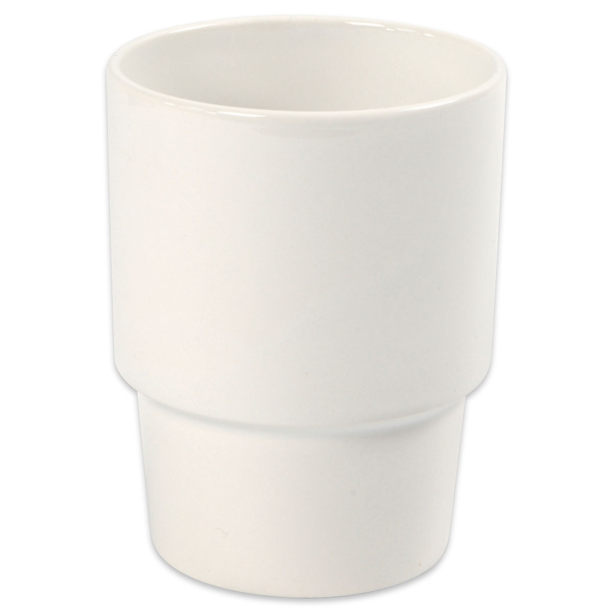 Becher Porzellan ca. Ø 8,5x11cm weiß