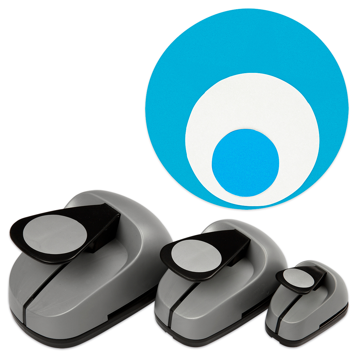 Motivlocher/Stanzer 3er-Set Kreis