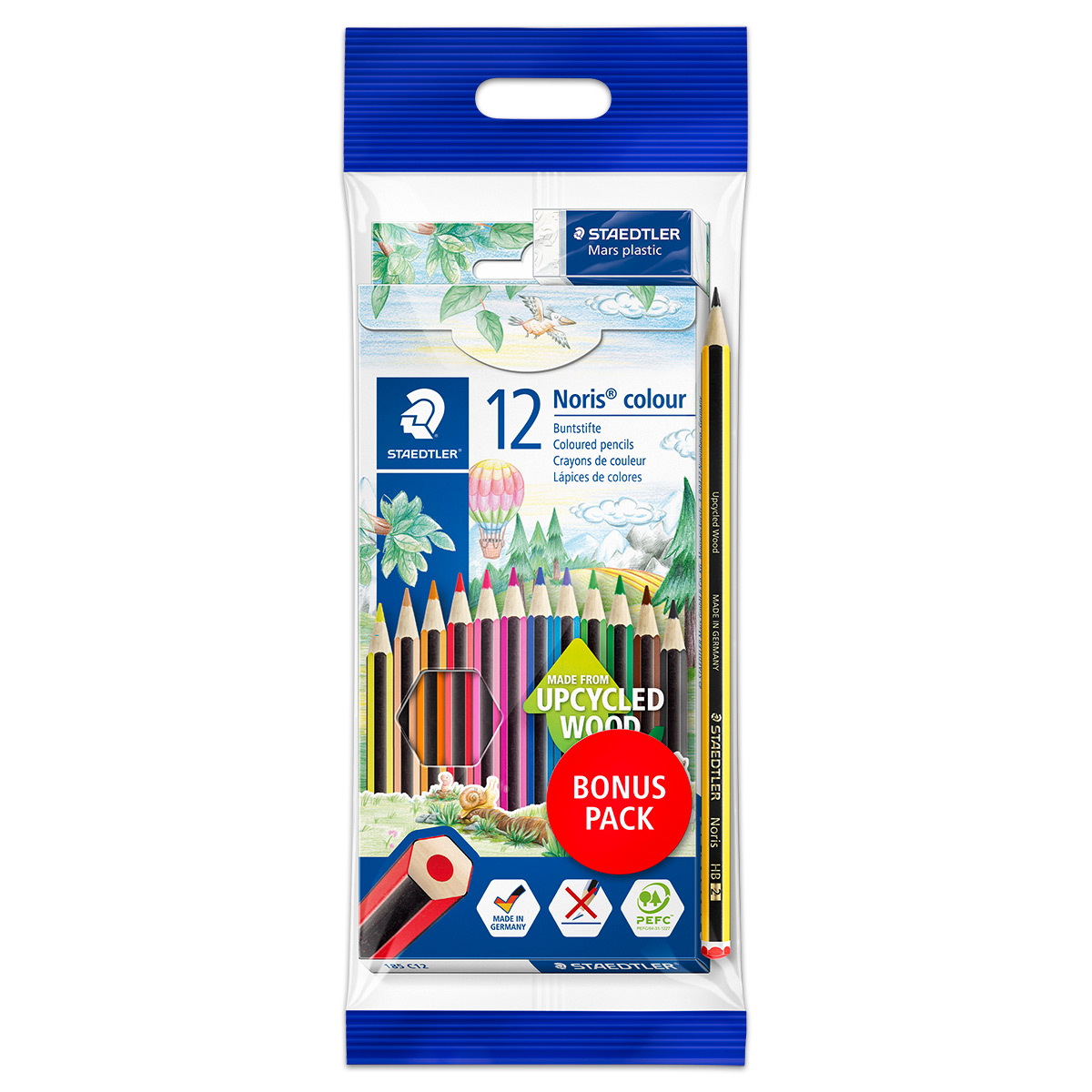 53261006LRJIczRMB39AJ Noris 144 Bonus-Pack Mine 3mm 12 Farbstifte