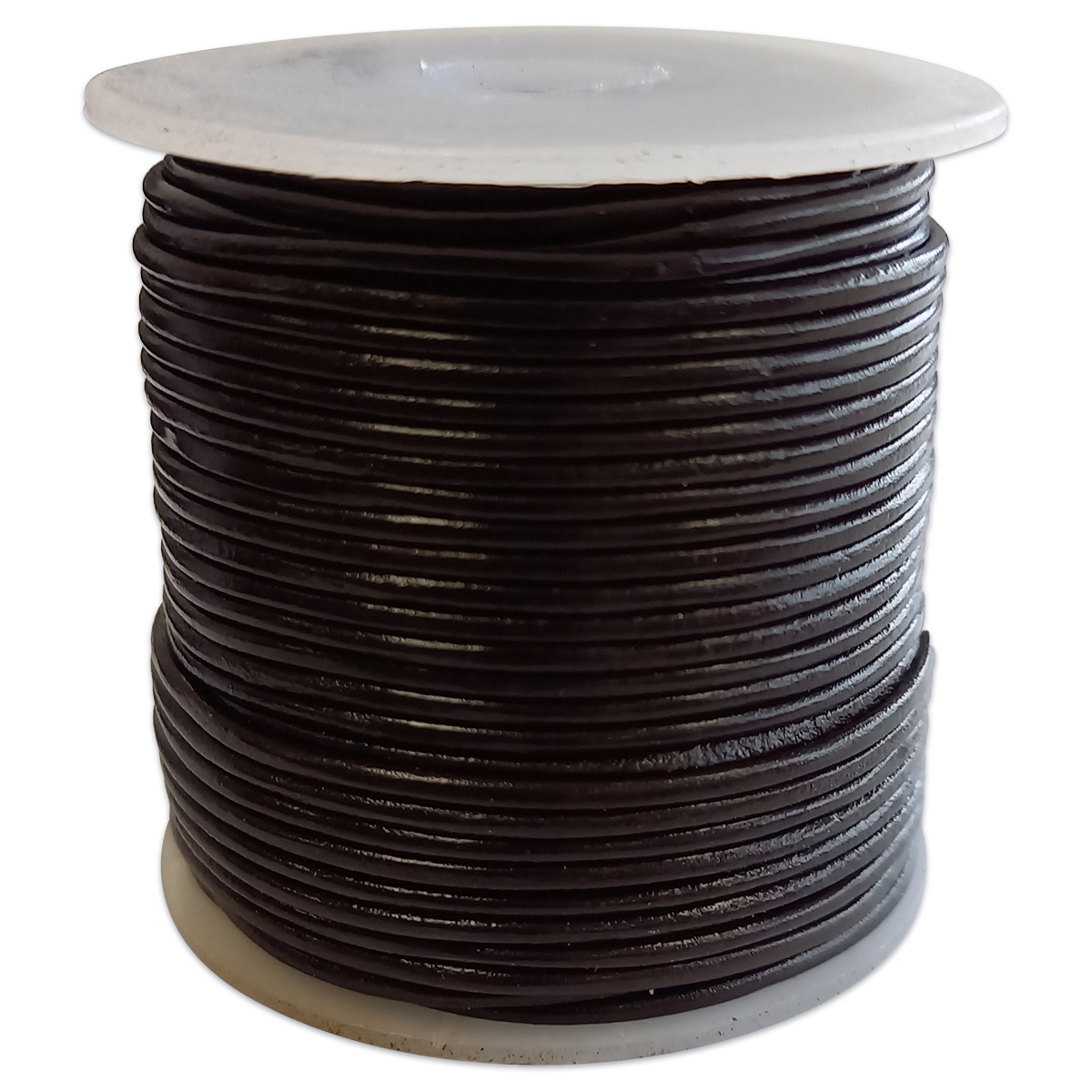 Lederrundriemen 1mm 25m braun