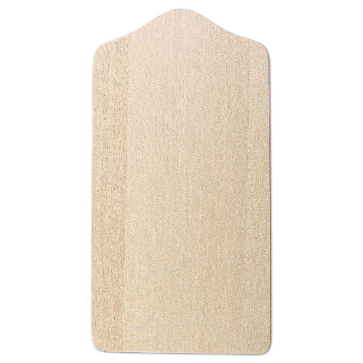 Hartholzbrettchen 1x21x11cm geschwungen natur