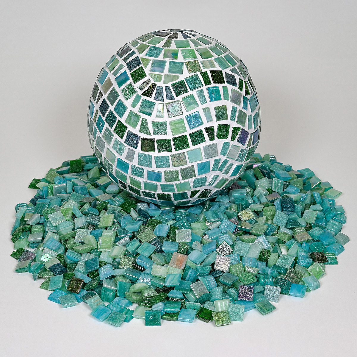 Glasmosaik Joy Deluxe 20x20x4mm 200g grün mix Glasmosaik Joy Deluxe 20x20x4mm 200g grün mix