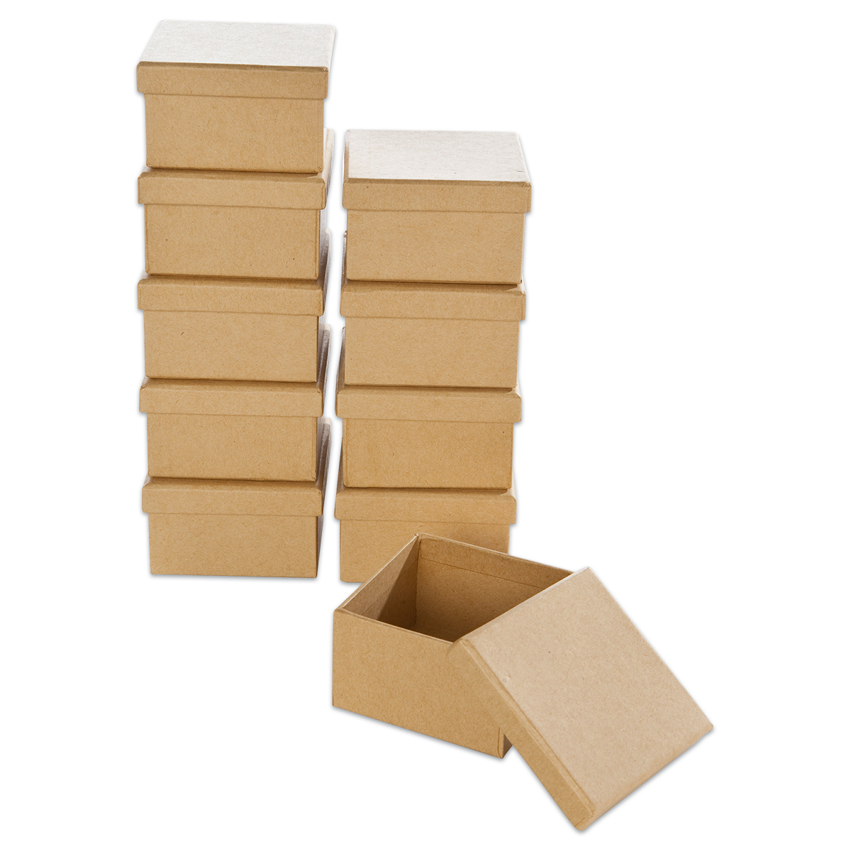 Pappschachteln Mini 7,5x7,5x4,5cm 10 St. Quadrat