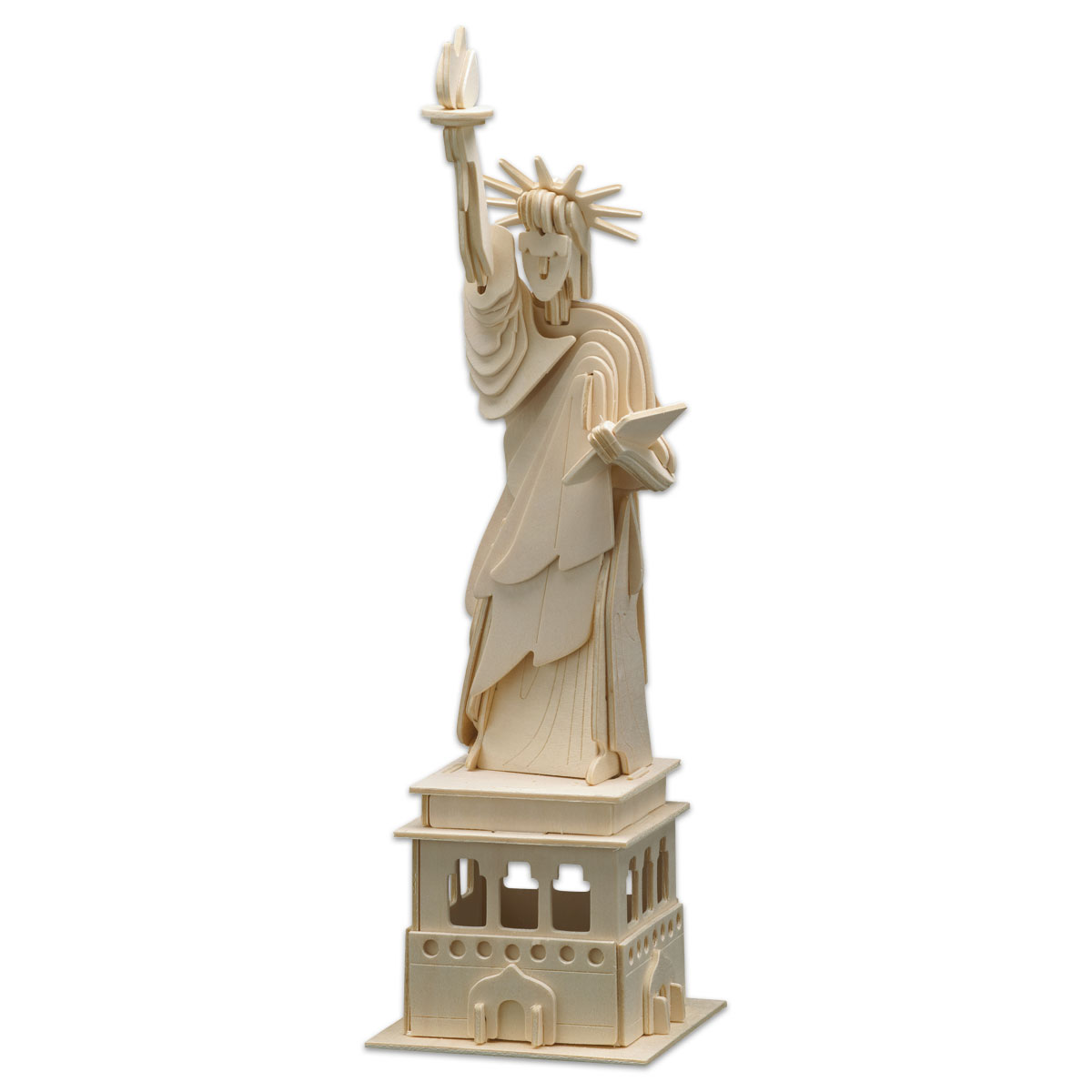 Holzbausatz Freiheitsstatue 39x11cm 69 Teile