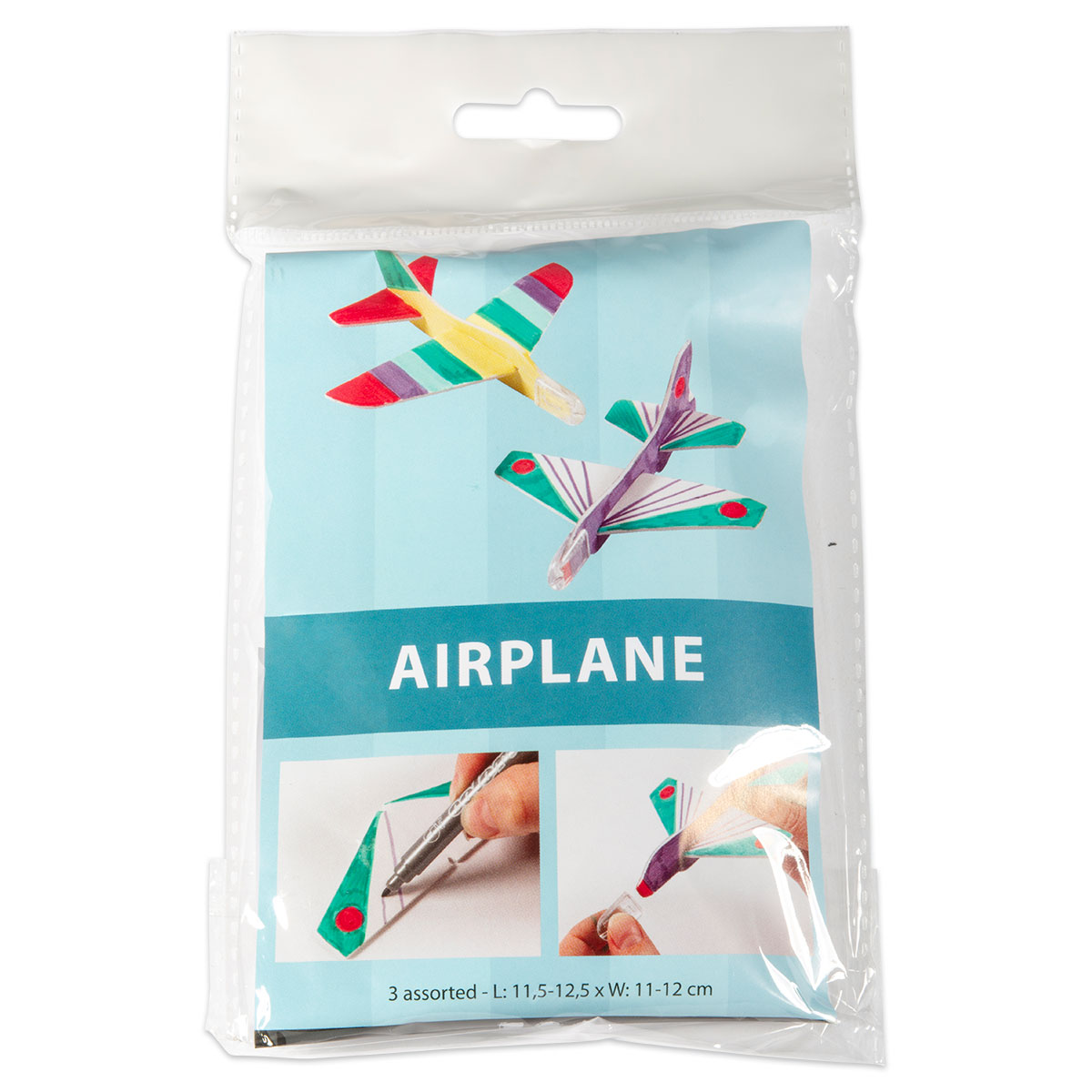 Flugzeug-Teile Länge 11,5-12,5cm 3 Modelle weiß