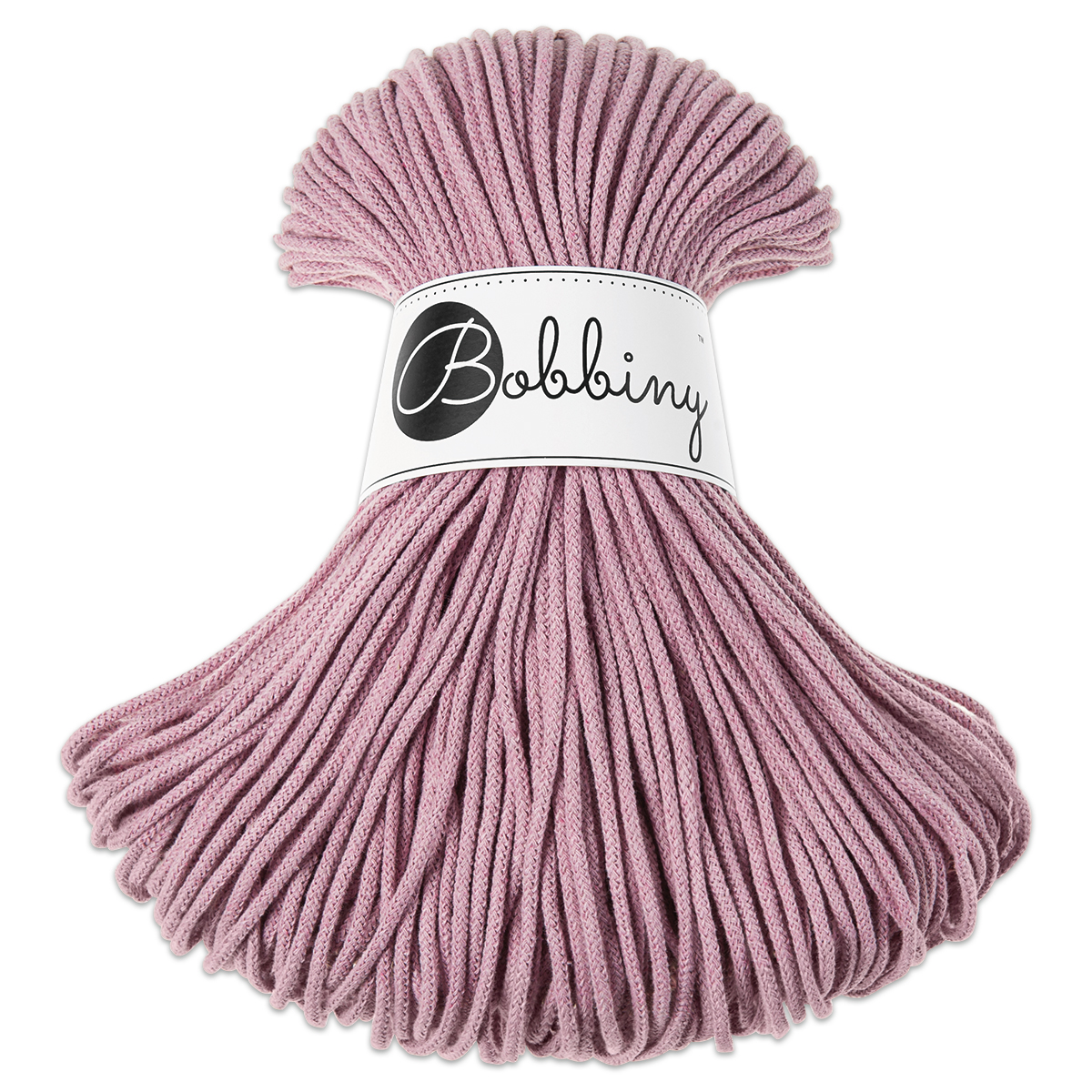 Bobbiny Rope-Garn Junior Ø 3mm dusty pink