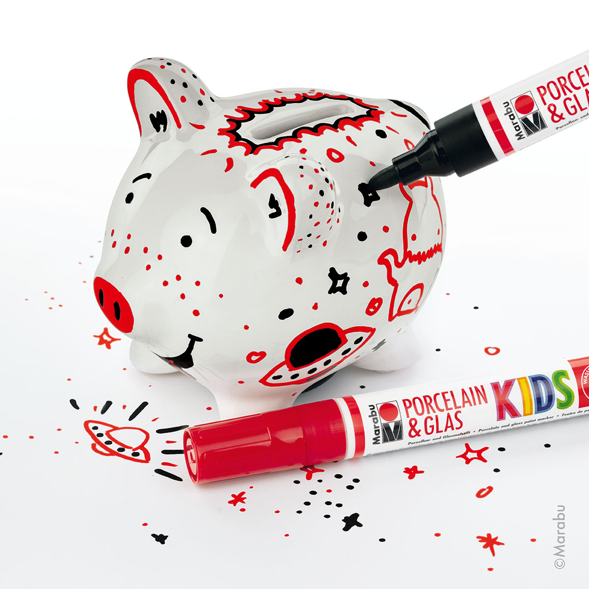 Porcelain & Glas Painter KiDS 1-3mm 10 St.