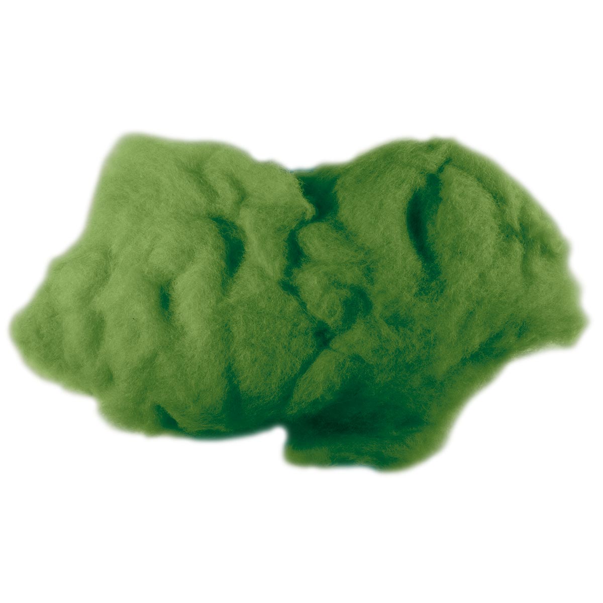 Krempelwolle max. 27mic 100g hellgrün