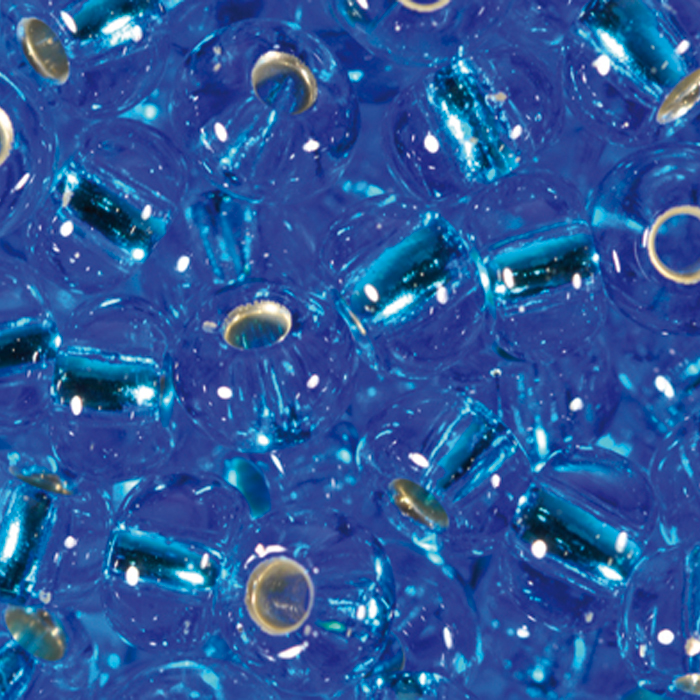 Rocailles transparent 4,5mm 17g safir