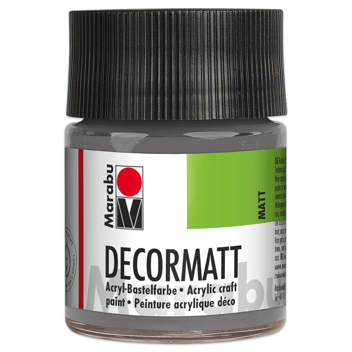 Decorlack Acryl matt 50ml hellgrau