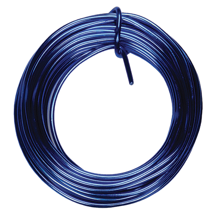 Aludraht 2mm 5m blau