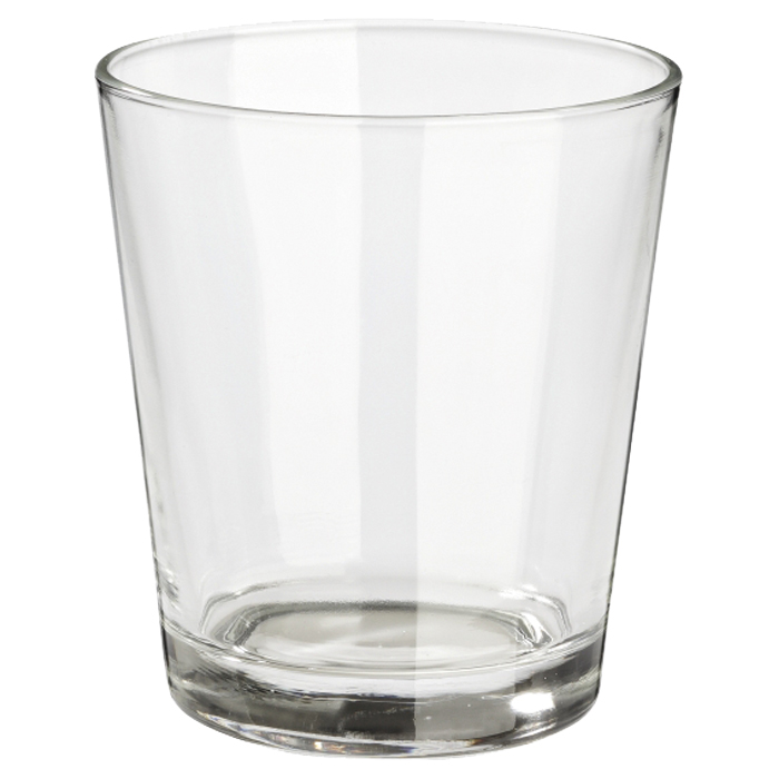 Teelichtglas/Kerzenglas konisch ca. 10cm hoch