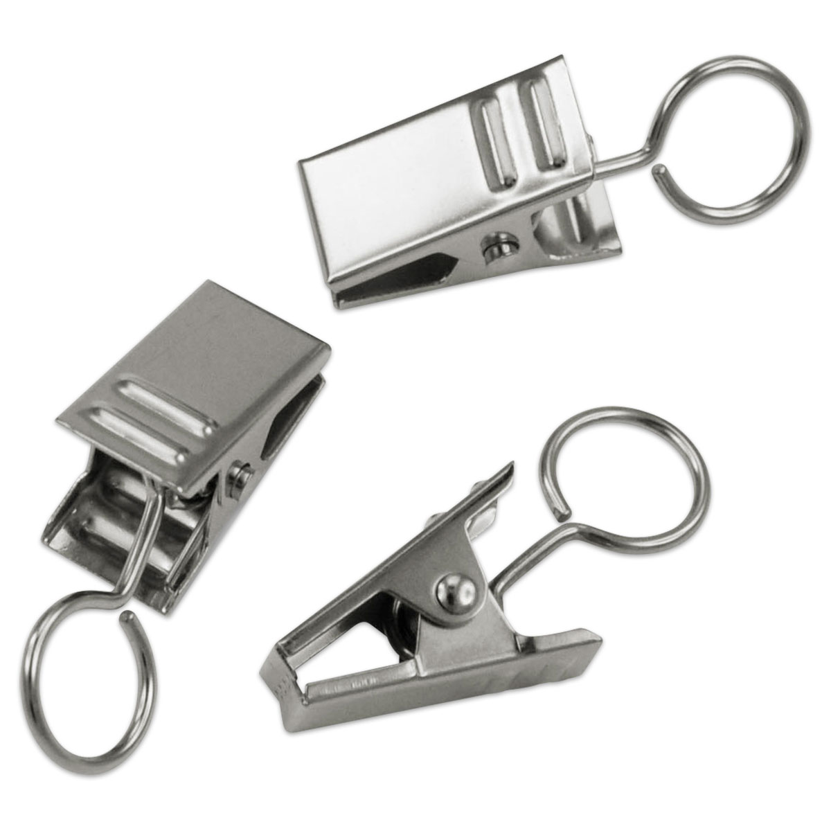 50265320tj28n1msjsqBC Metall-Clips 18mm mit Öse 15 St. platinfarben