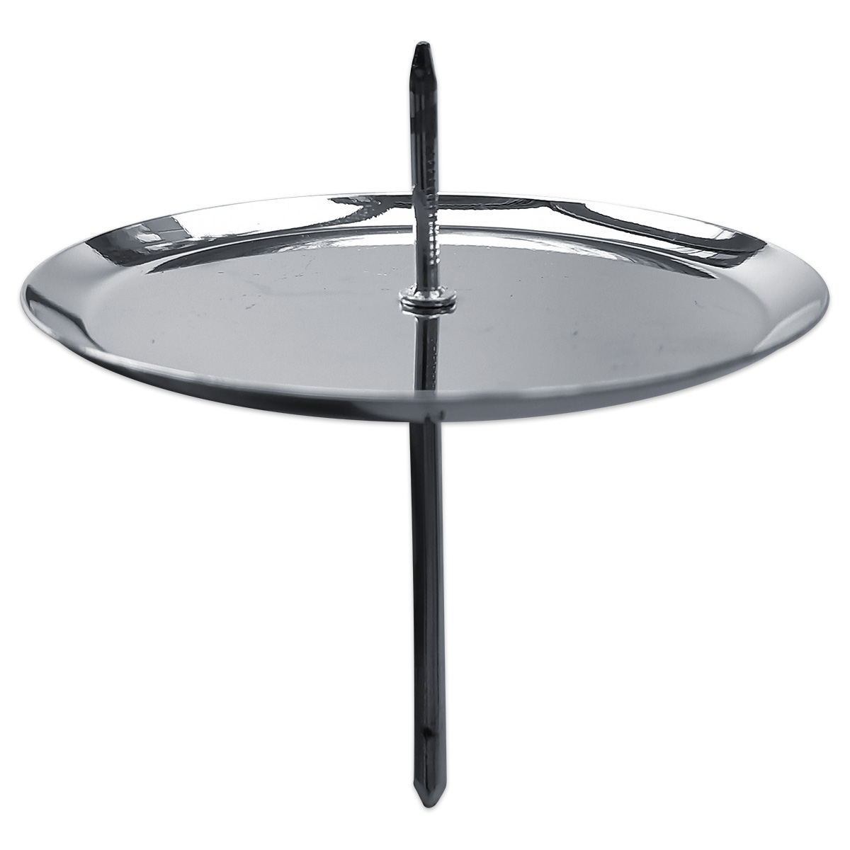 Kerzenhalter Metall Ø 60mm 4 St. silberfarben
