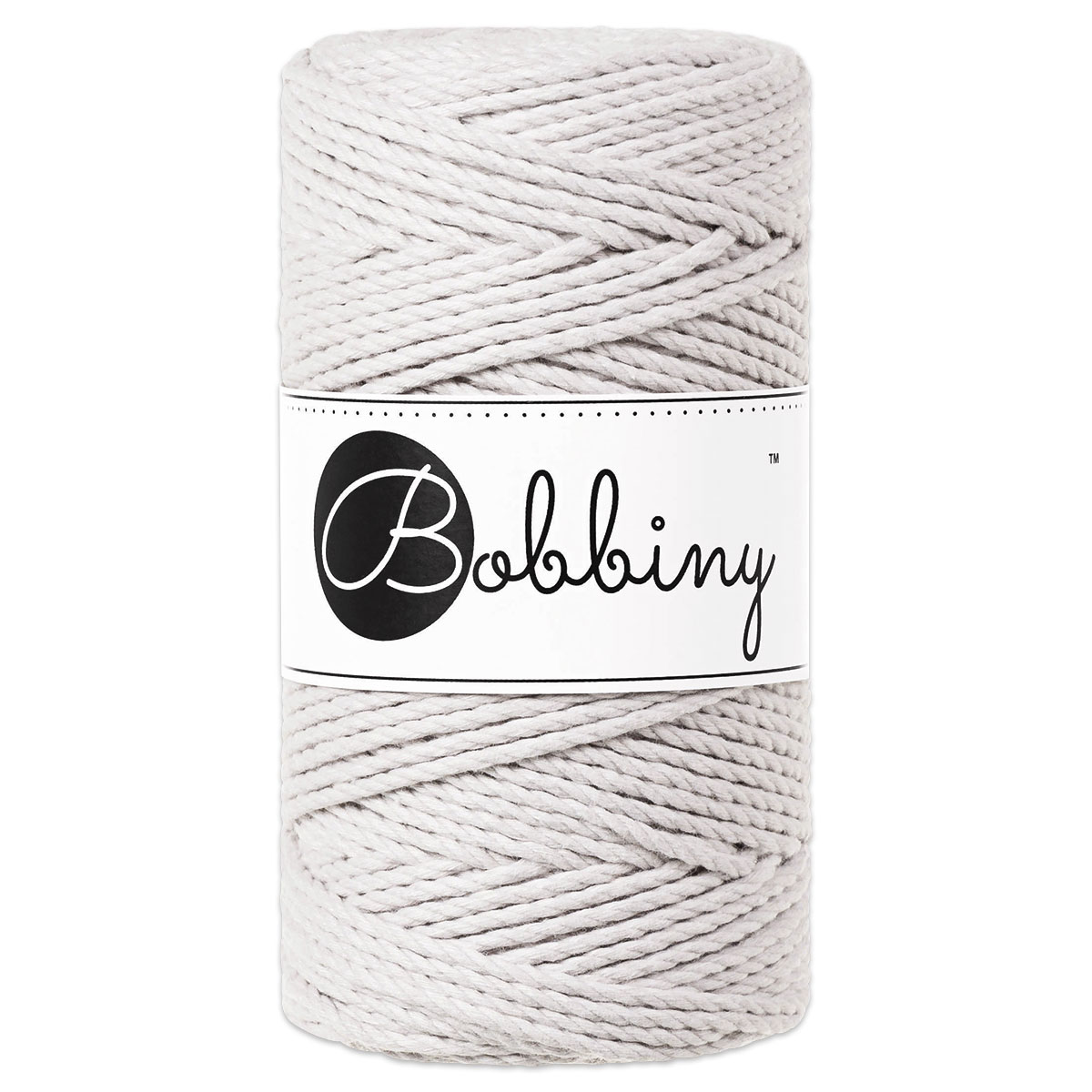 Bobbiny 3PLY Makramee-Kordel Ø 3mm moonlight