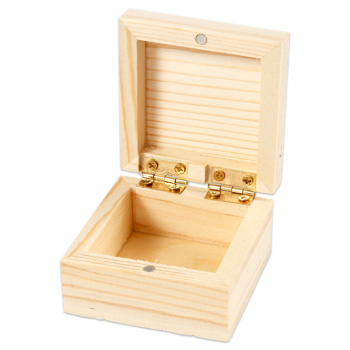Holzkästchen mini Magnetverschluss h3,5cm 6x6cm Holzkästchen mini Magnetverschluss h3,5cm 6x6cm