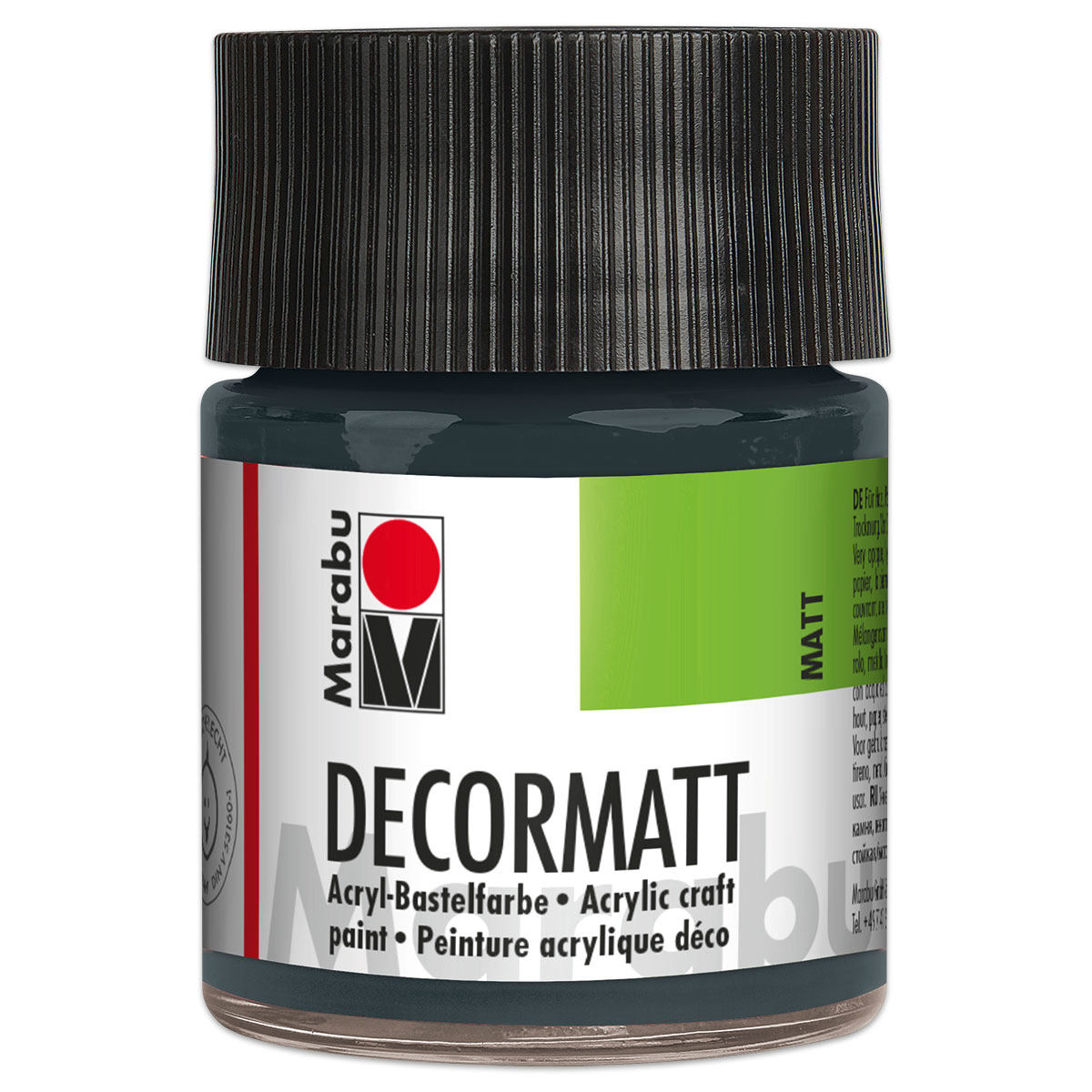 Decorlack Acryl matt 50ml dunkelgrau