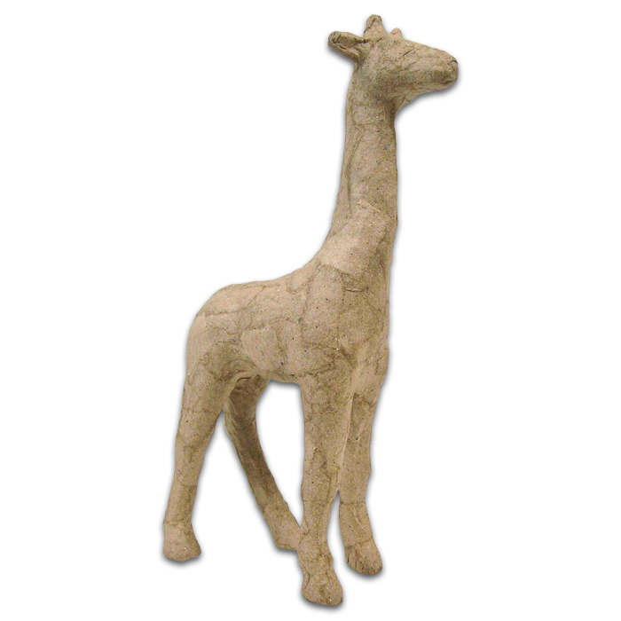 Giraffe Pappmaché 9x3x15cm