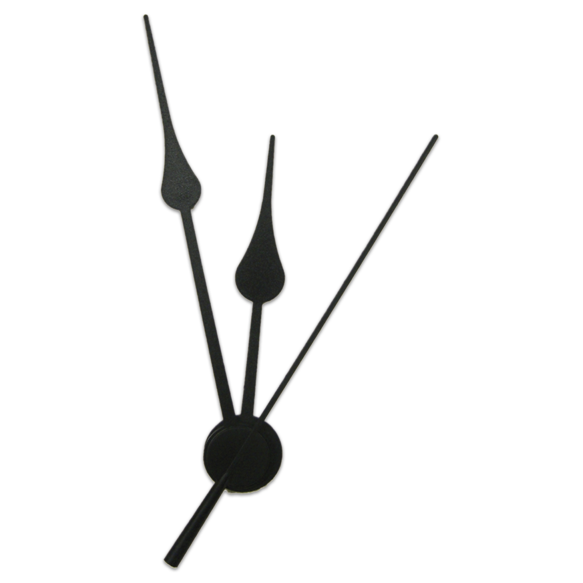 Uhrzeiger Kunststoff 64/90mm schwarz Herzform