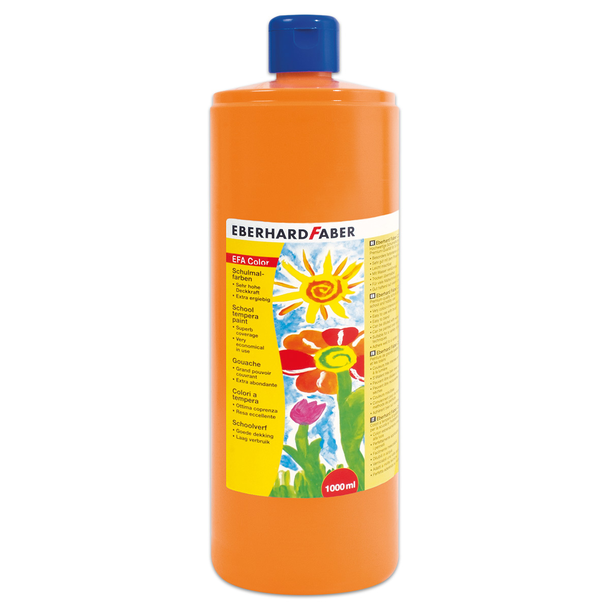 Color-Schulmalfarbe 1.000ml kadmiumorange