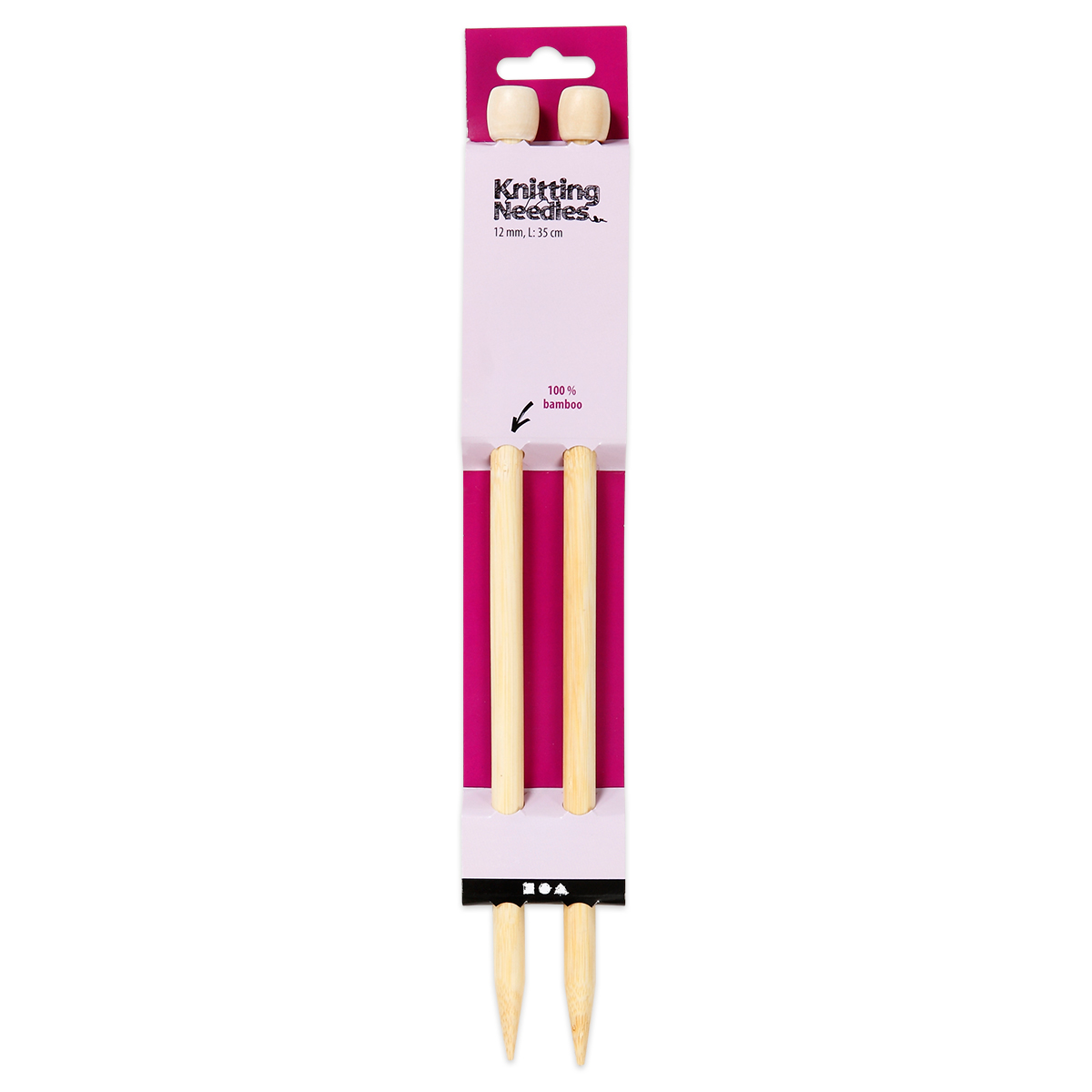 50342293_1 Stricknadeln Bambus 35cm Nr. 12 2 St.