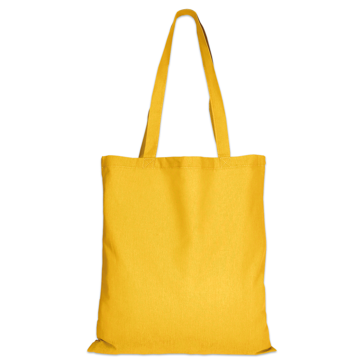 Tragetasche lange Henkel 38x42cm sonnenblumengelb