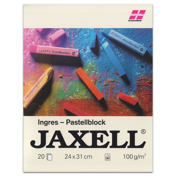 Jaxell Ingres-Pastellkreiden-Block 24x31cm 20 Bl.
