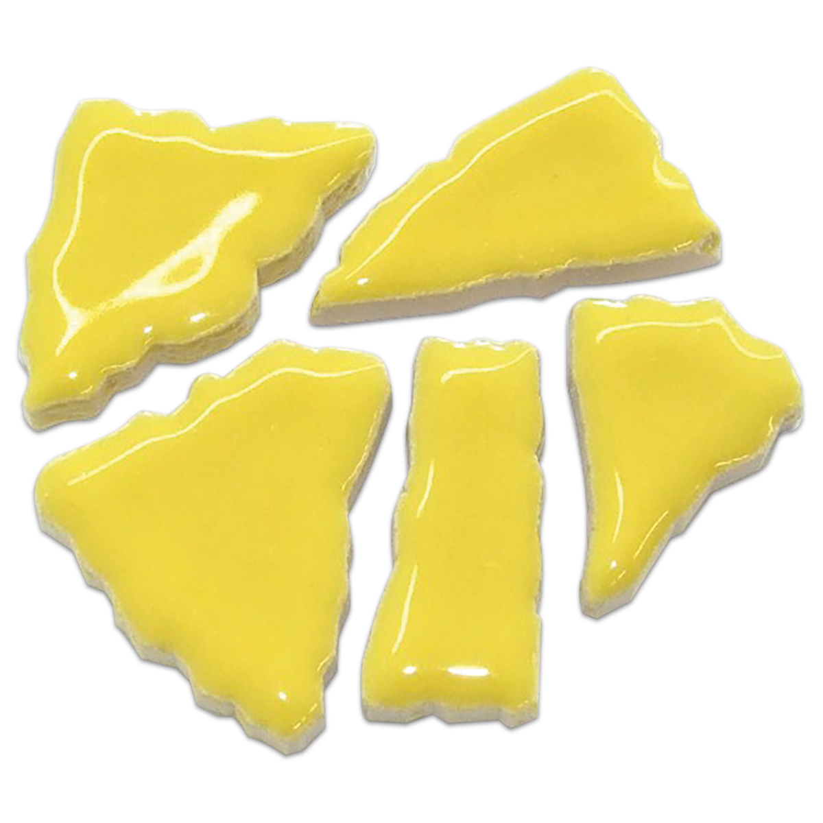 Flip-Keramik 2-6cm 3kg ca. 260 Steine maisgelb