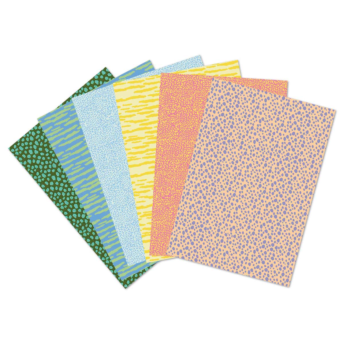 Decoupagepapier Großpack 6 Designs 30 Bl. Set 14