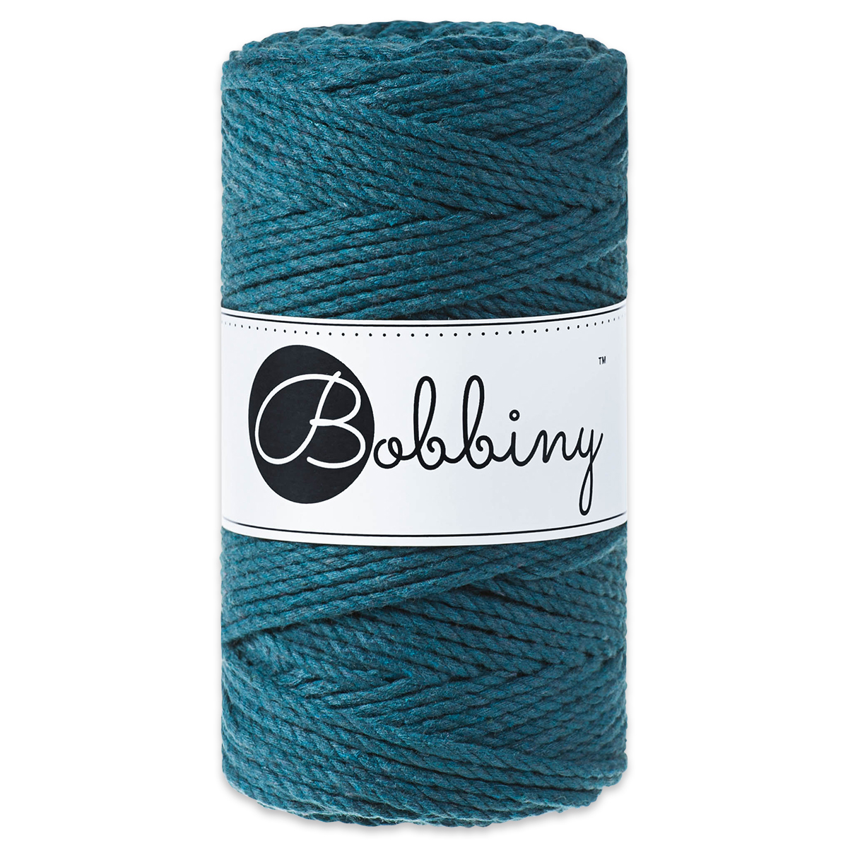 59431104gbT1xmWE1ivjM Bobbiny 3PLY Makramee-Kordel Ø 3mm peacock blue