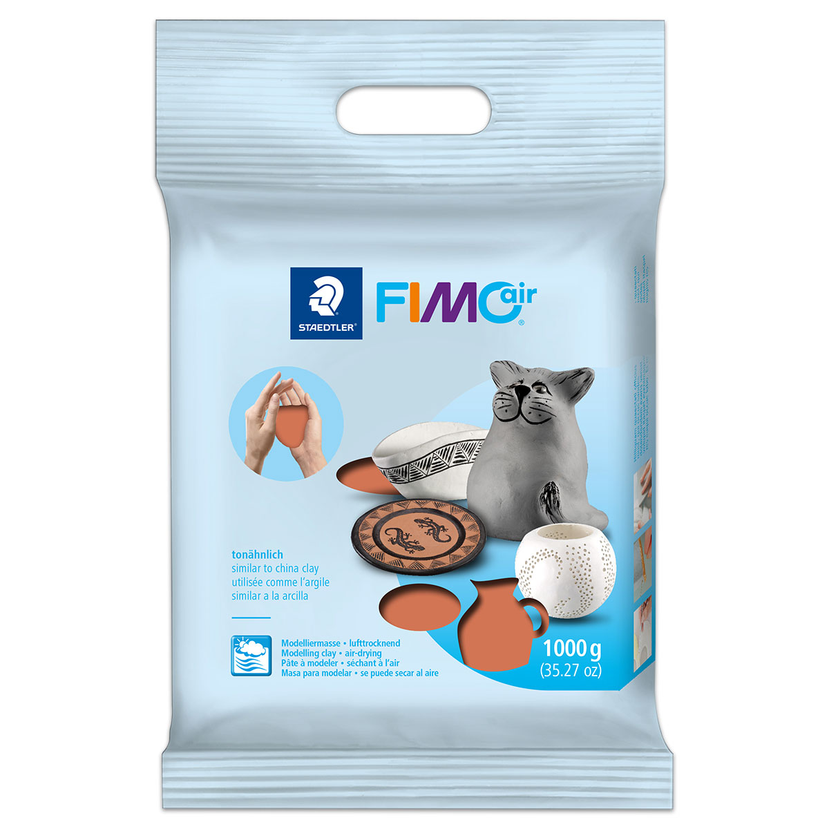 FIMO air 1.000g terrakotta