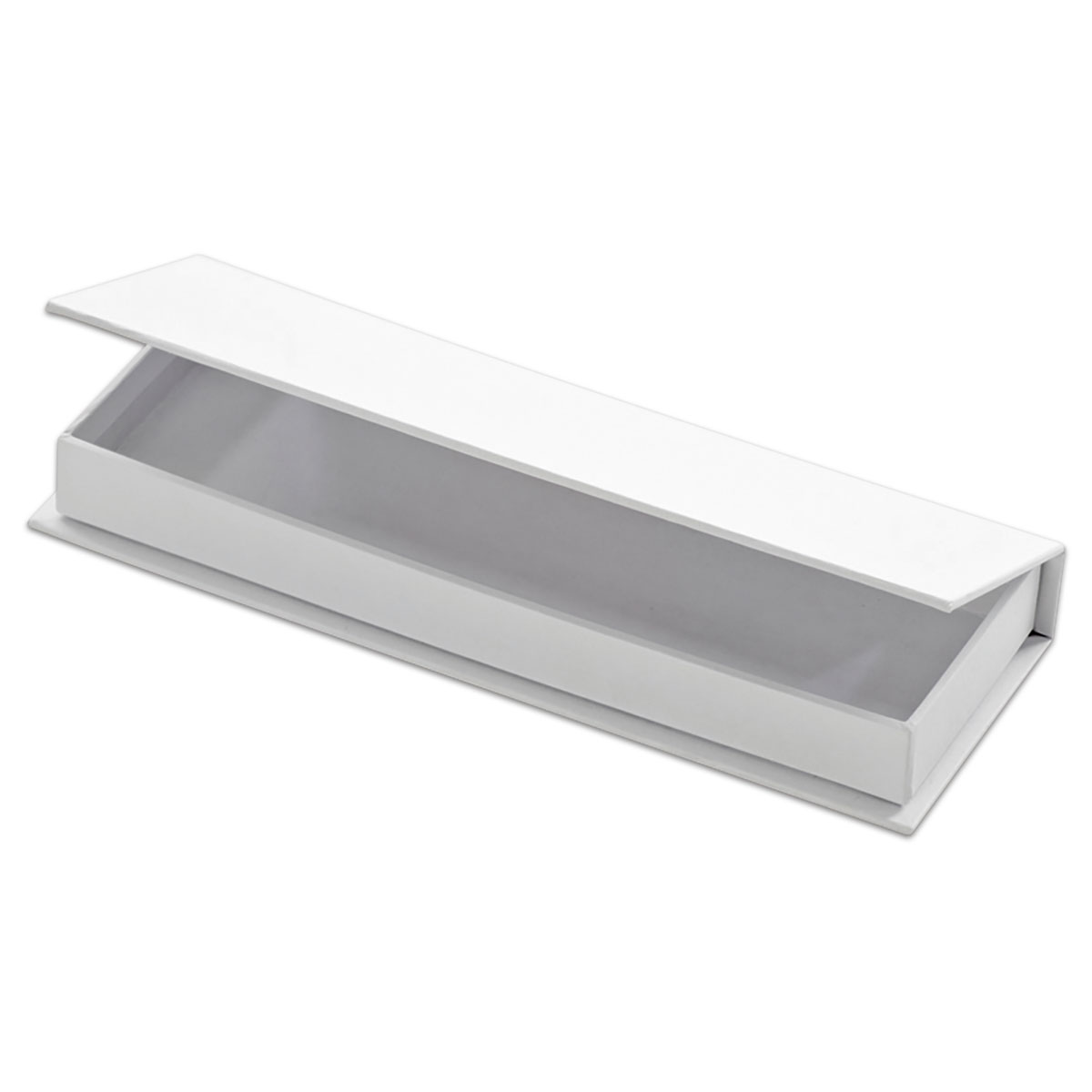 Stifte-Box Karton 19x6,8x2,3cm weiß