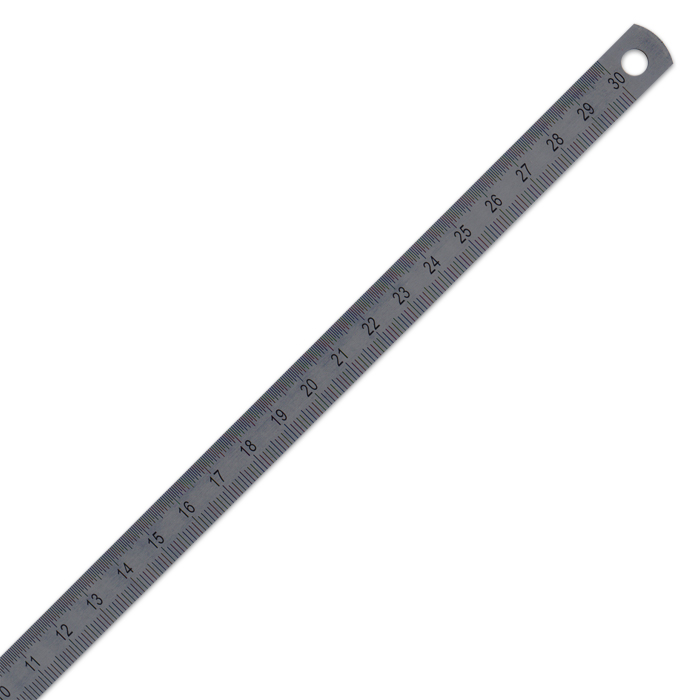 Stahlmaßstab biegsam 30cm