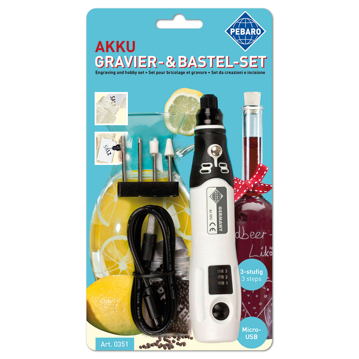 Akku-Gravier-Bastel-Set