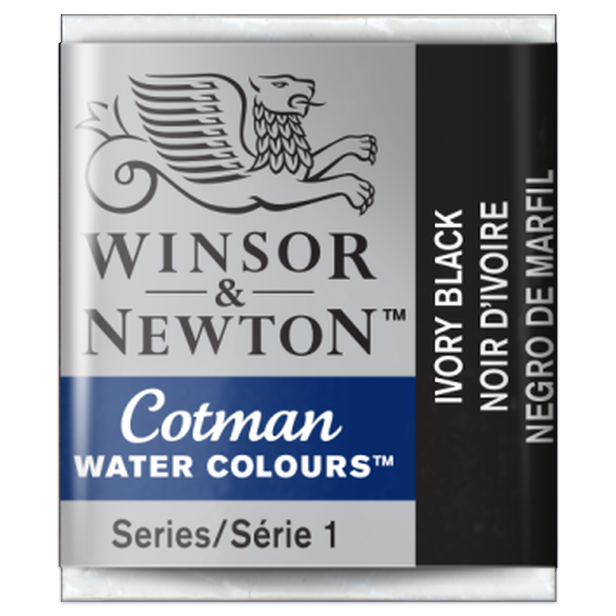 Winsor & Newton Cotman Aquarellfarbe Elfenbeinschwarz