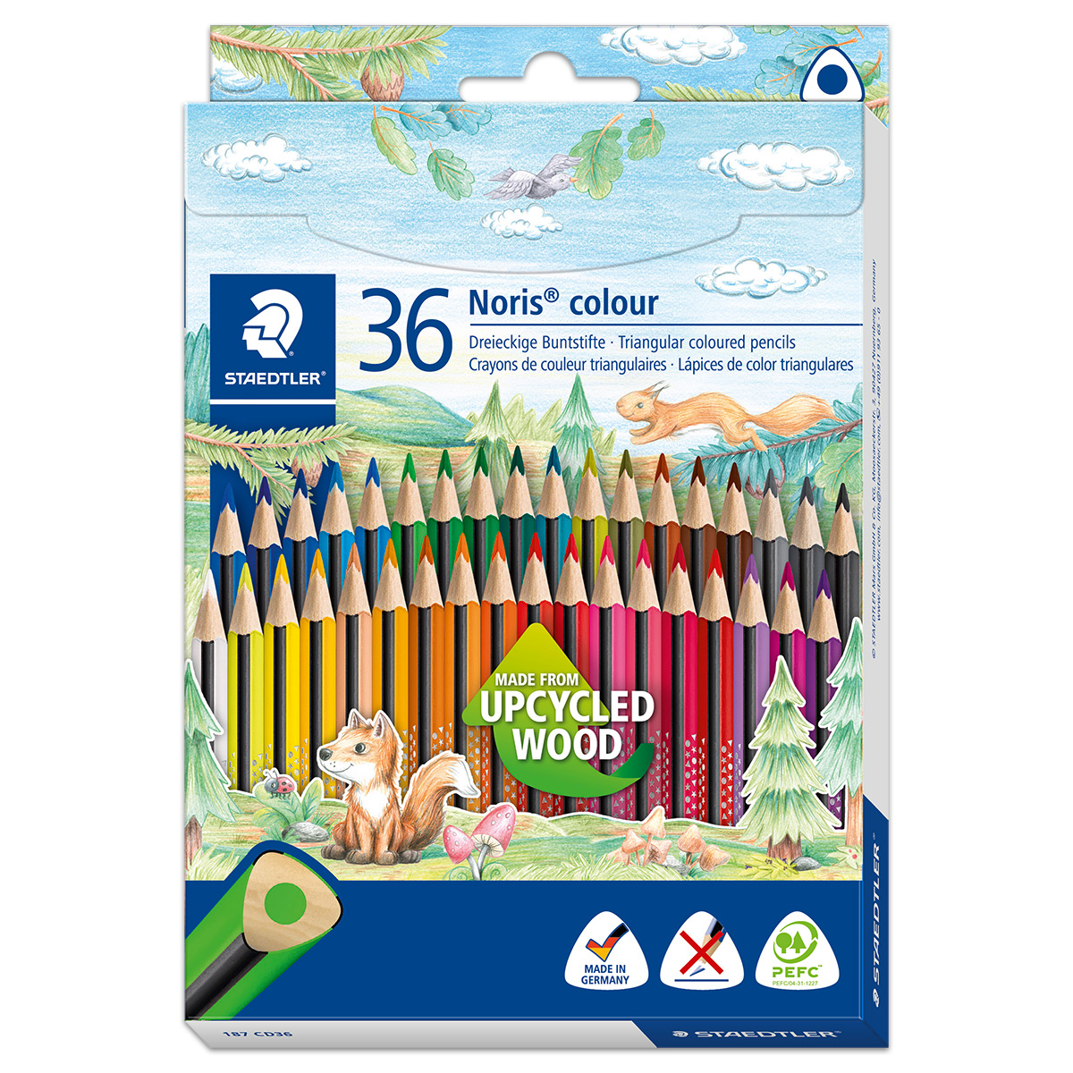 Noris colour 187 Mine 3mm 36 Farbstifte/Farben