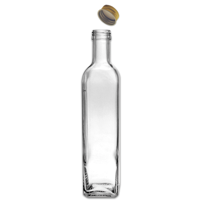 Glasflasche Maraska & Metallverschluss 500ml