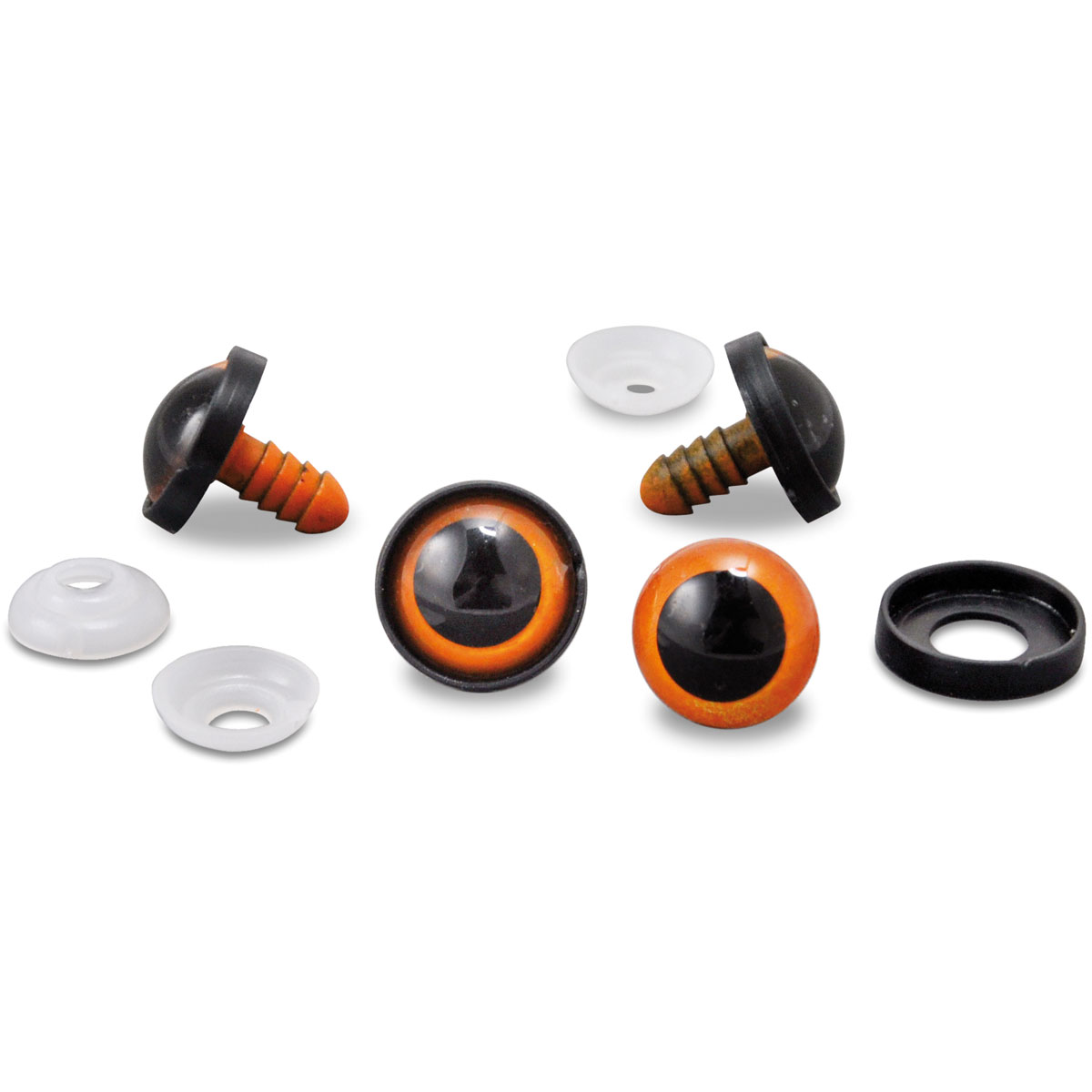 Tier-/Eulenaugen Kunststoff Ø 12mm 4 St.