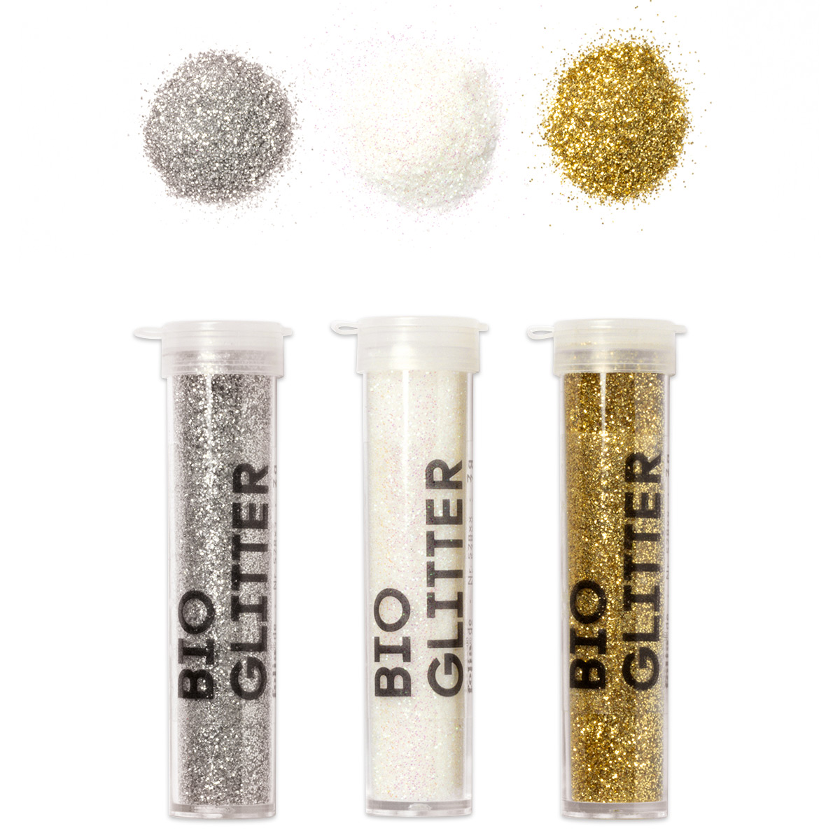 Bio Glitter Sortiment Stardust 5 Farben à 7g